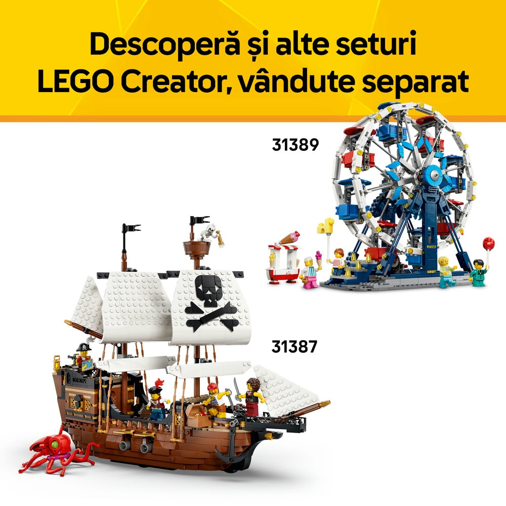 LEGO Creator: Animale salbatice - Leu maiestuos 31386, 9 ani+, 839 piese