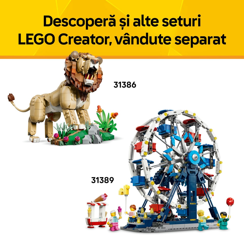 LEGO Creator: Corabie de pirati emblematica 31387, 10 ani+, 1074 piese