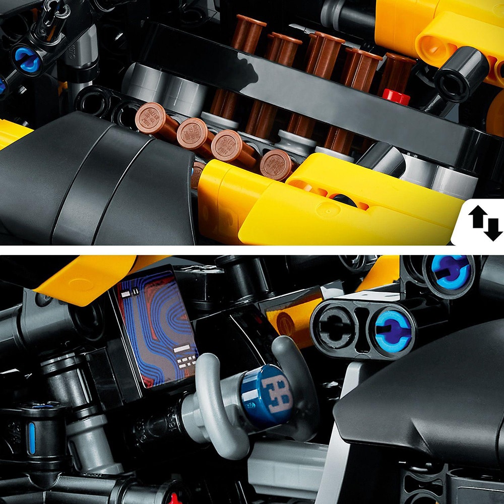 LEGO Technic: Bolid Bugatti 42151, 7 ani+, 905 piese