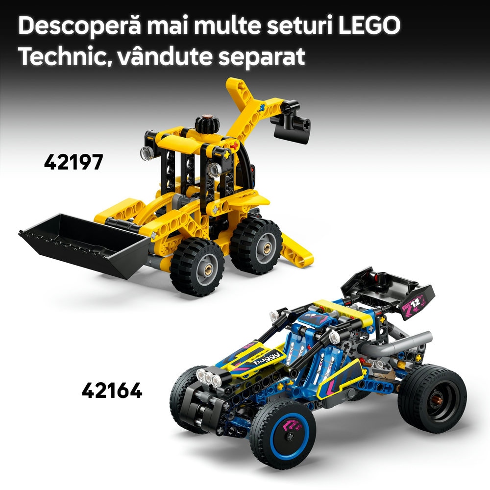 LEGO Technic: Utilaj de taiat si stivuit copaci John Deere 1470H 42218, 7 ani+, 117 piese