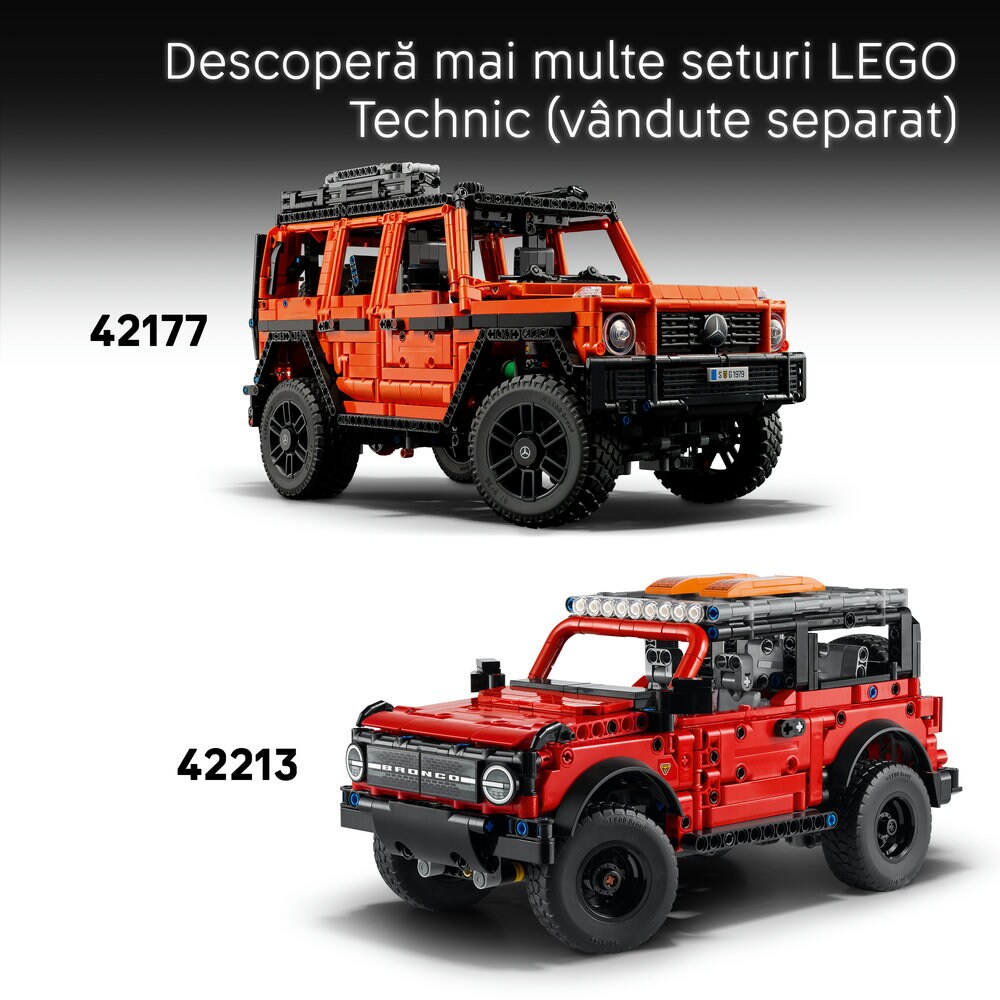 LEGO Technic: SUV-ul Jeep Wrangler Rubicon 42227, 10 ani+, 723 piese