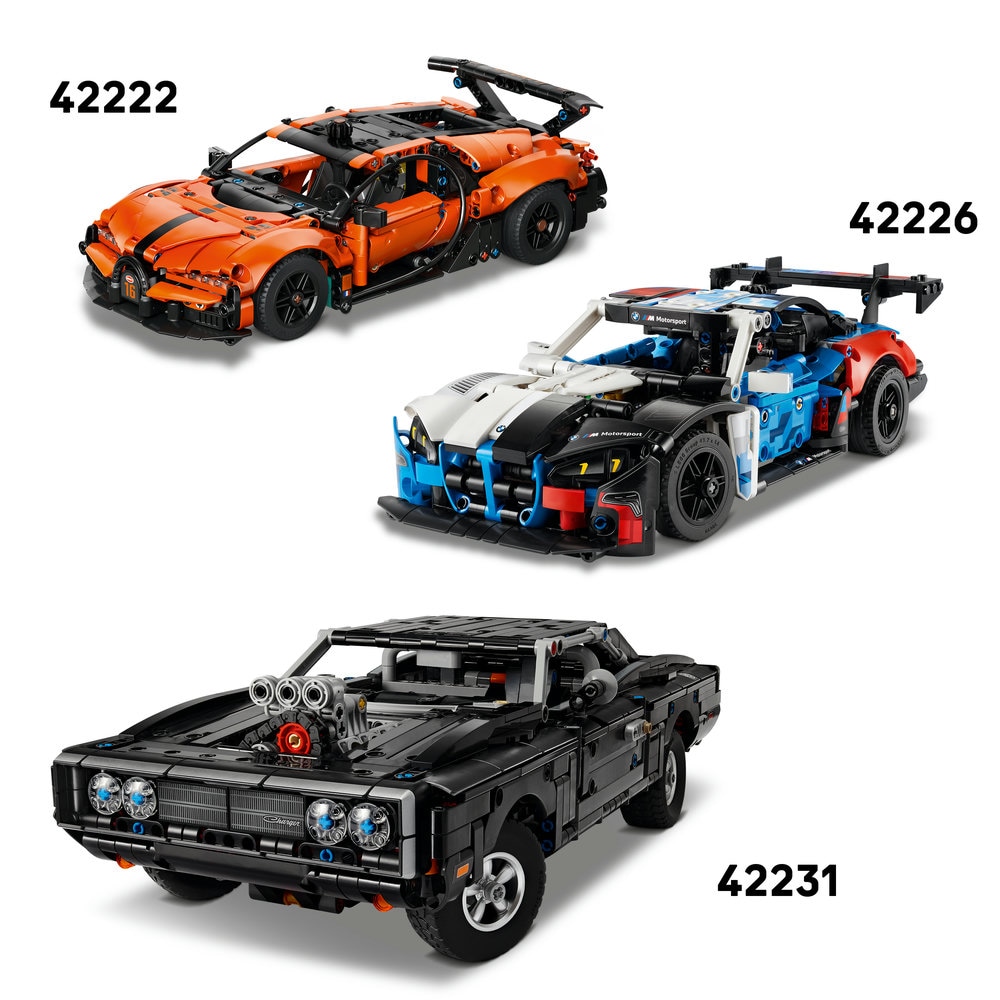 LEGO Technic: Masina Mitsubishi Eclipse din Fast and Furious 42229, 14 ani+, 827 piese