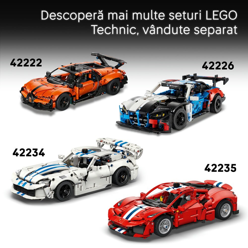 LEGO Technic: Masina personalizata Ford Mustang GT 42236, 10 ani+, 973 piese