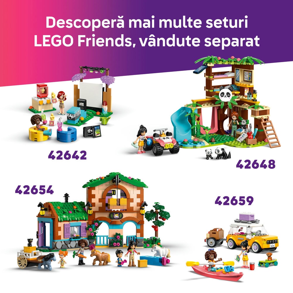 LEGO Friends: Loc de joaca pentru catelusi 42665, 4 ani+, 66 piese