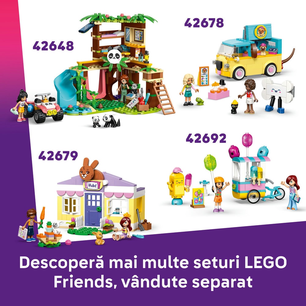 LEGO Friends: Barca-axolotl pentru aventuri 42681, ani+, 5 ani+, 95 piese