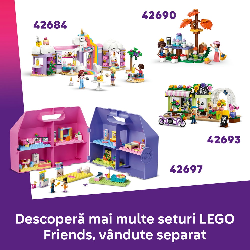 LEGO Friends: Glamping la cabana 42682, 6 ani+, 295 piese