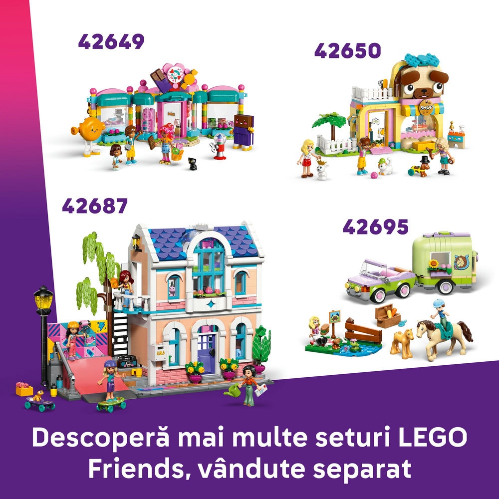 LEGO Friends: Cafeneaua de vis Unicorn 42684, 7 ani+, 475 piese