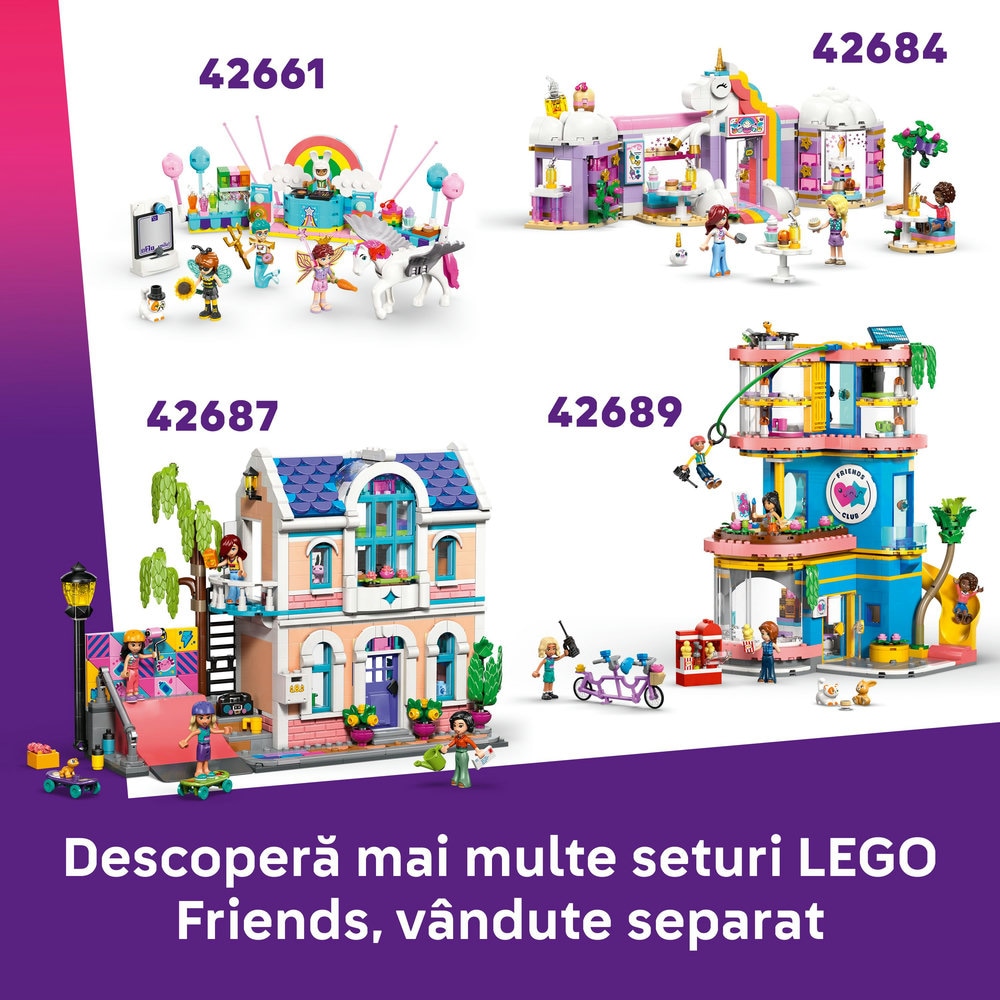 LEGO Friends: Show de moda in Orasul Heartlake 42685, 7 ani+, 410 piese