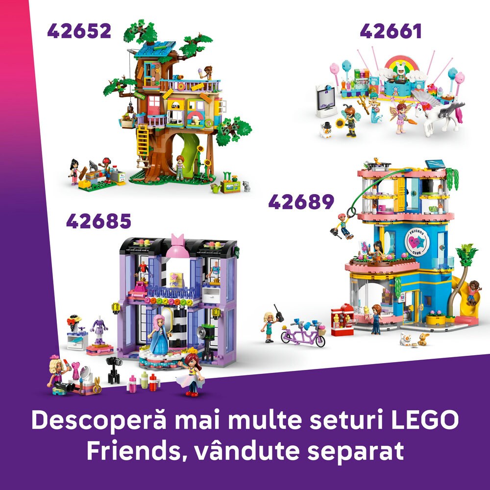 LEGO Friends: Loc de joaca la interior 42686, 7 ani+, 668 piese