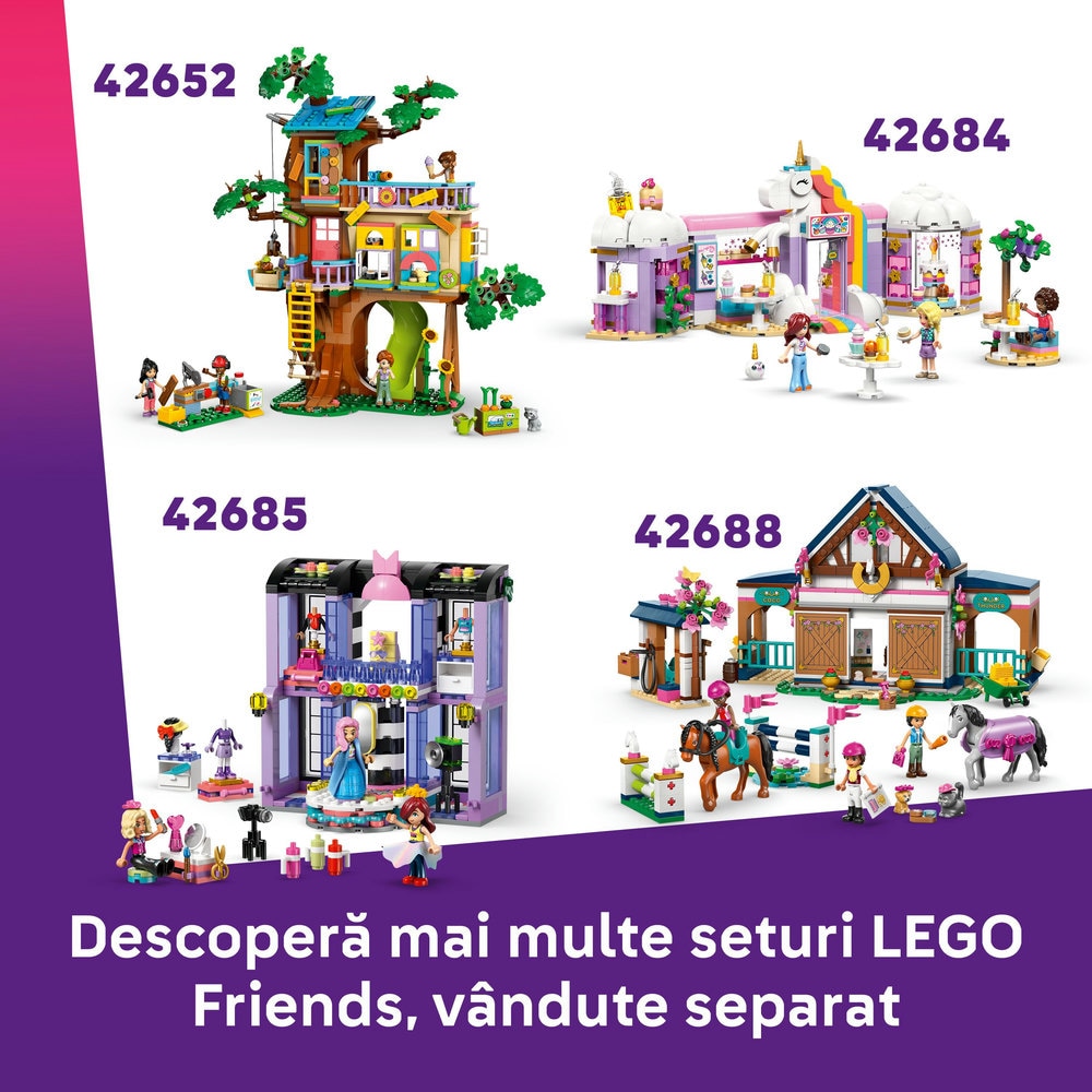 LEGO Friends: Clubul prietenilor din orasul Heartlake 42689, 8 ani+, 794 piese