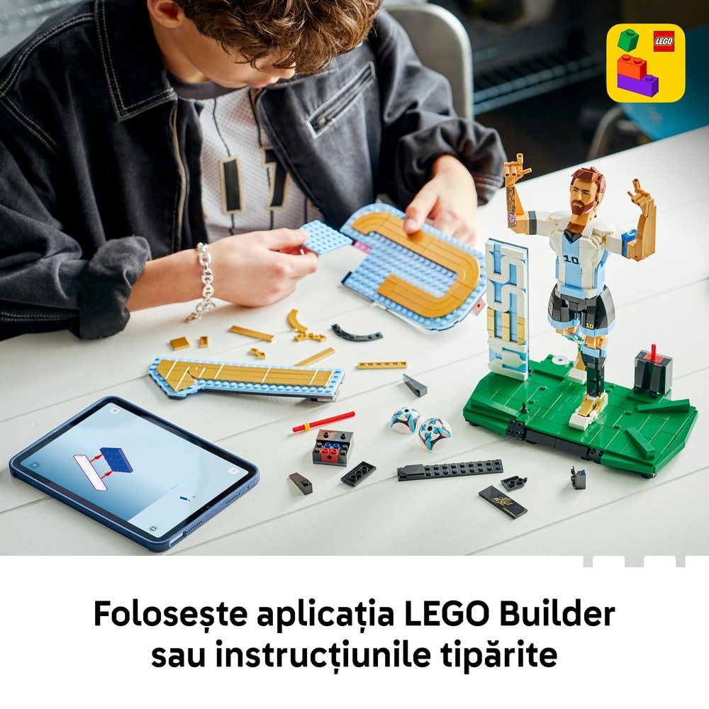 LEGO Editions: Lionel Messi  Legenda a fotbalului 43015, 12 ani+, 958 piese