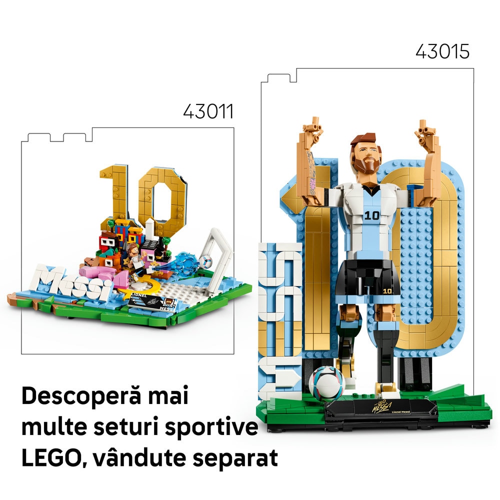 LEGO Editions: Lionel Messi Sarbatorire 43018, 14 ani+, 1427 piese