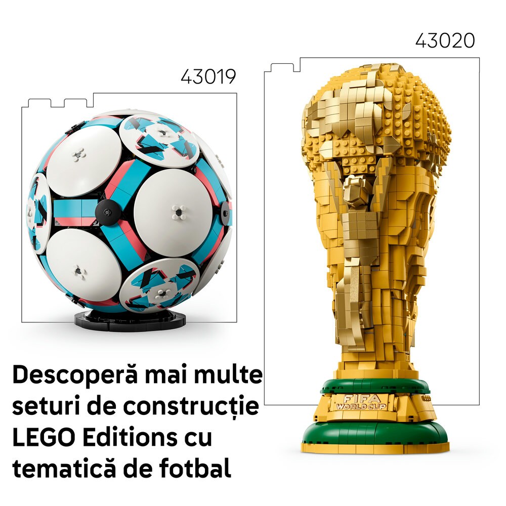 LEGO Editions Football: Minge de fotbal 43019, 10 ani+, 1498 piese