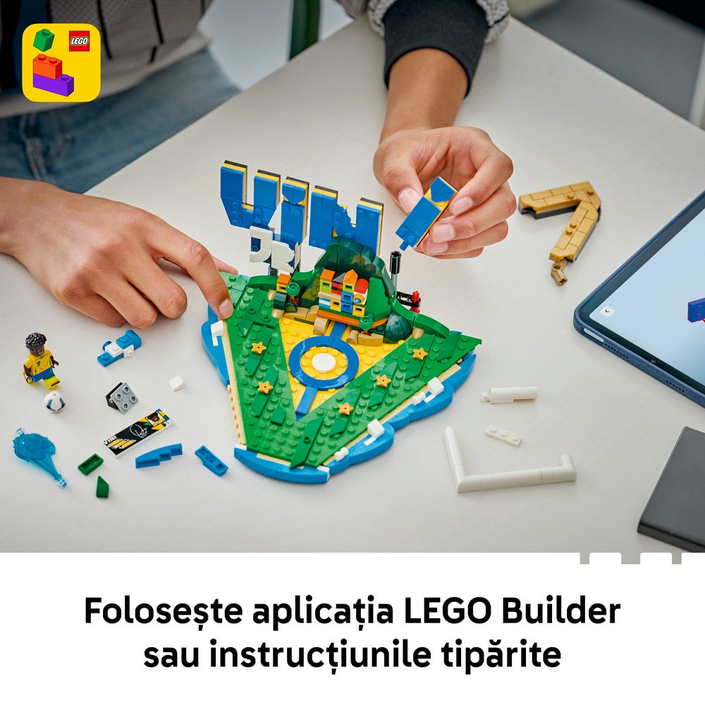 LEGO Editions: Vini Jr. Momente importante din fotbal 43027, 10 ani+, 510 piese