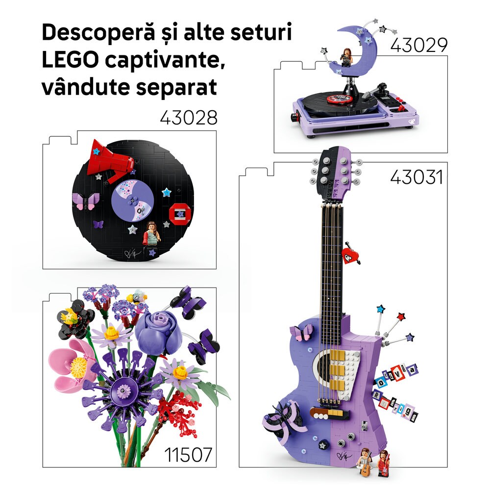 LEGO Editions: Music - Colectia secreta a Oliviei Rodrigo 430300, 10 ani+, 1085 piese