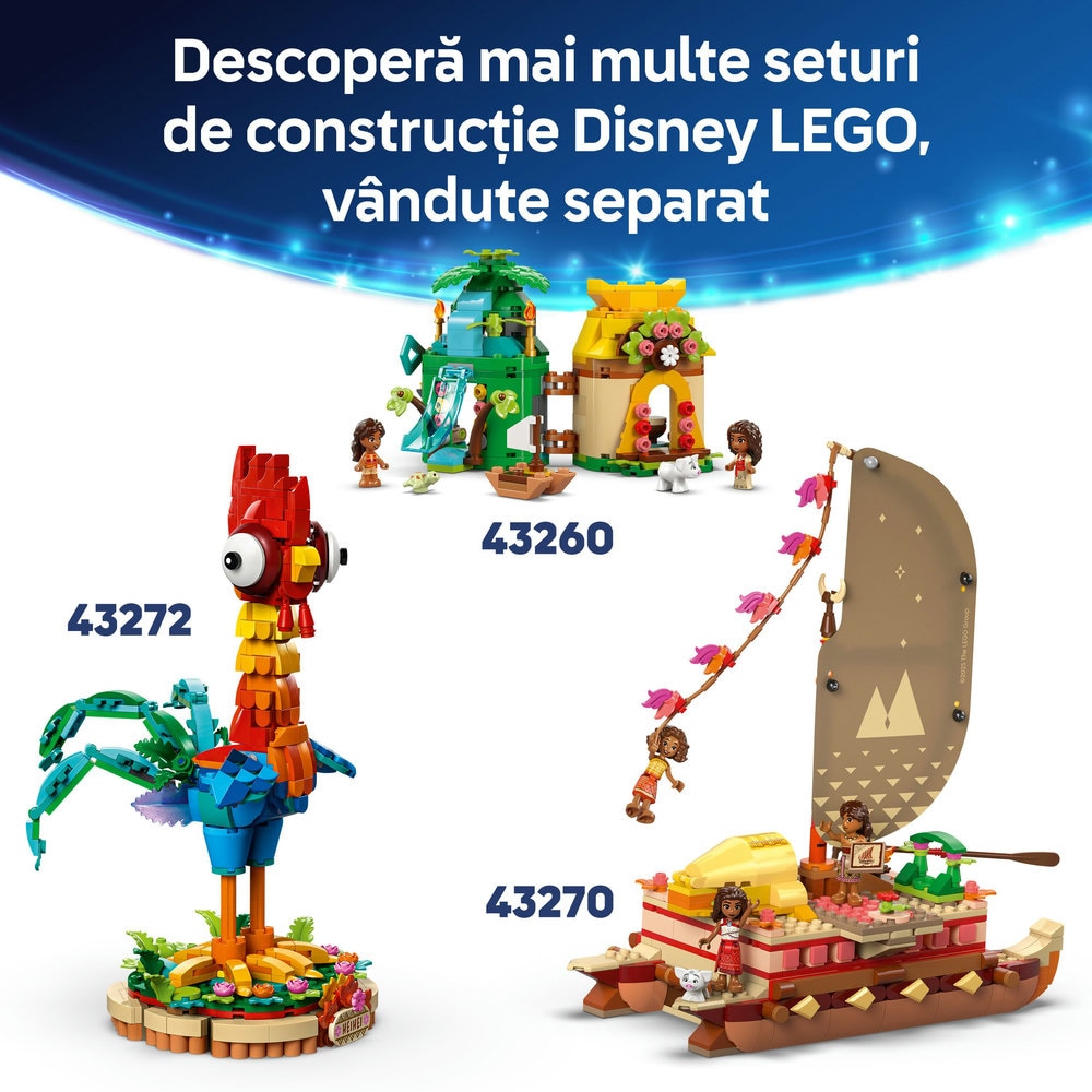 LEGO Disney Princess: Barja Kakamora 43258, 9 ani+, 572 piese