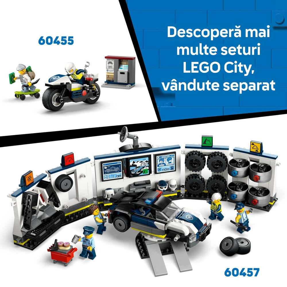 LEGO City: Urmarire cu barca de politie 60456, 6 ani+, 264 piese