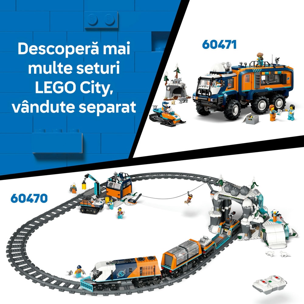 LEGO City: Gara centrala 60469, 7 ani+, 752 piese