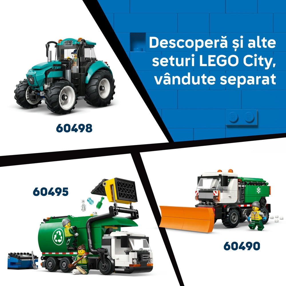 LEGO City: Autobetoniera 60478, 7 ani+, 371 piese