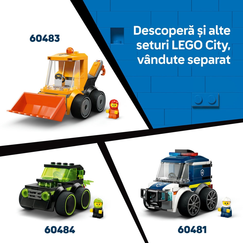 LEGO City: Vehicule Camioneta de pompieri 60482, 5 ani+, 67 piese