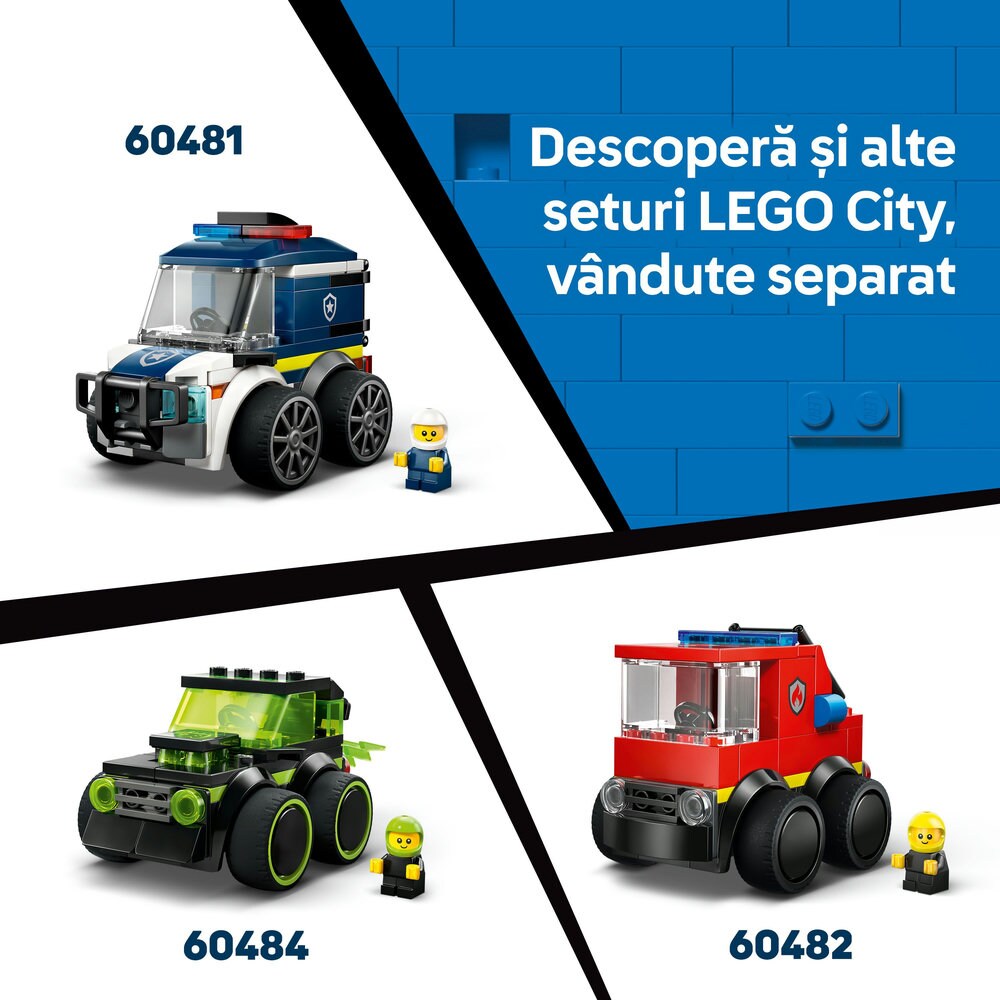 LEGO City: Vehicule - Incarcator de constructii 60483, 5 ani+, 61 piese