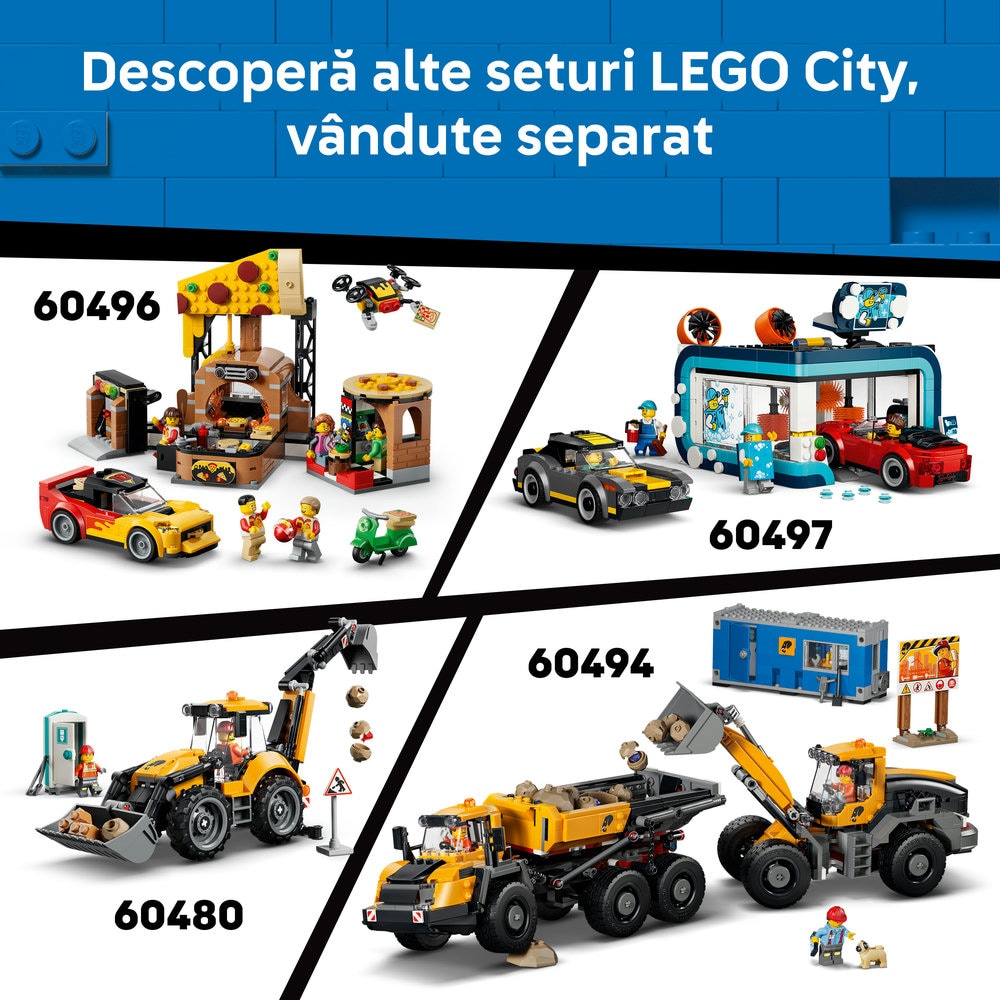 LEGO City: Avion cu reactie pentru pasageri 60492, 4 ani+, 118 piese