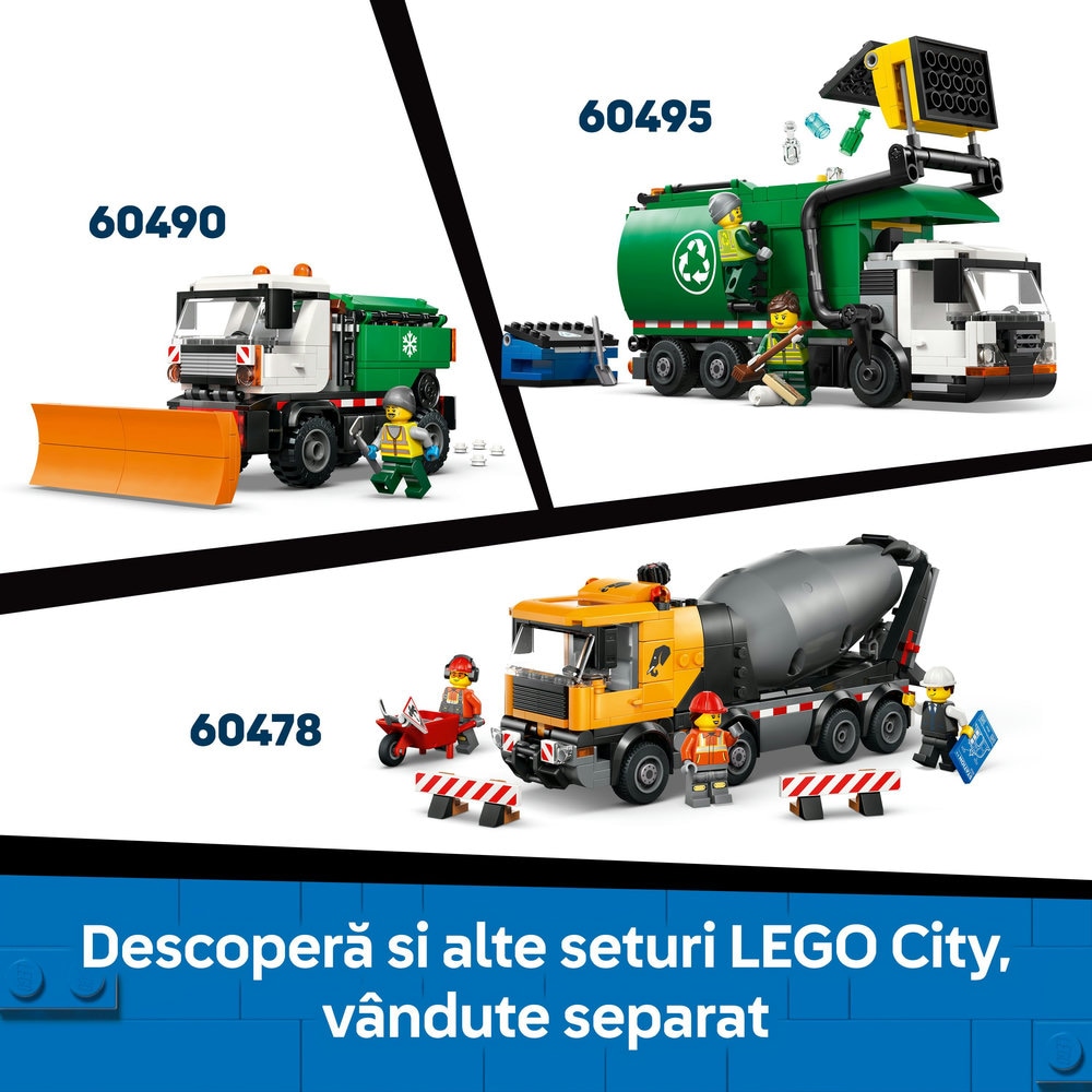 LEGO City: Tractor 60498, 6 ani+, 204 piese
