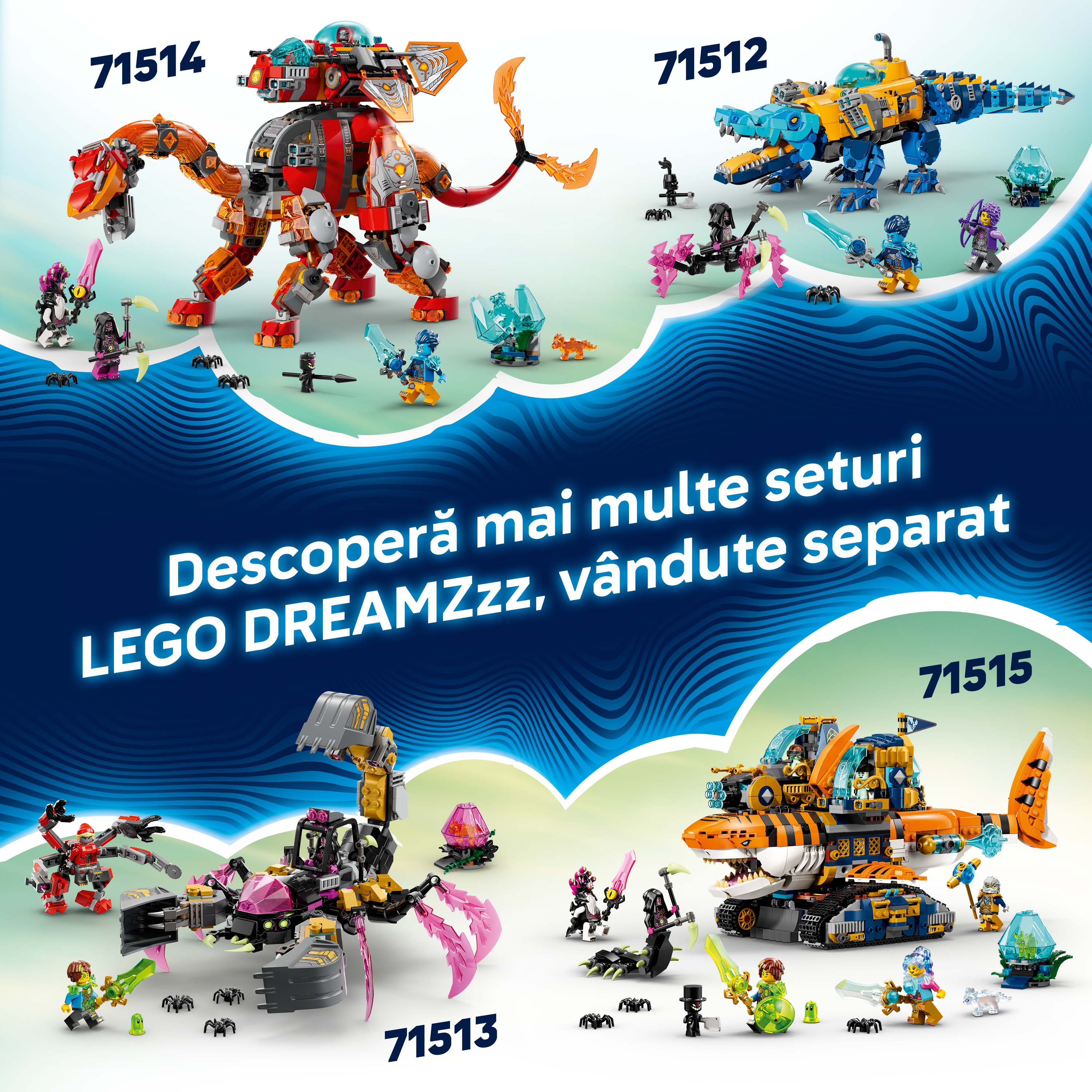 LEGO DREAMZzz: Robotul gardian vulpe 71508, 9 ani+, 883 piese