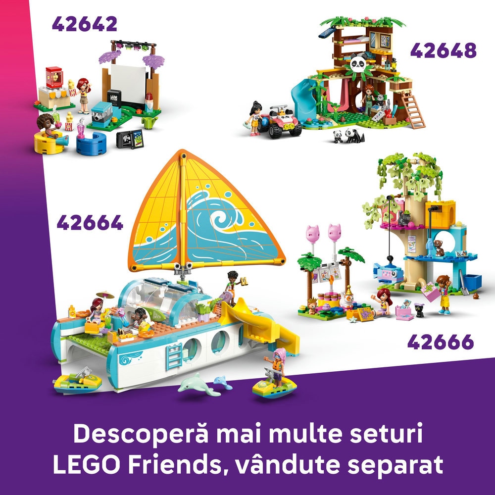 LEGO Friends: Magazin de muzica si apartament 42653, 7 ani+, 483 piese