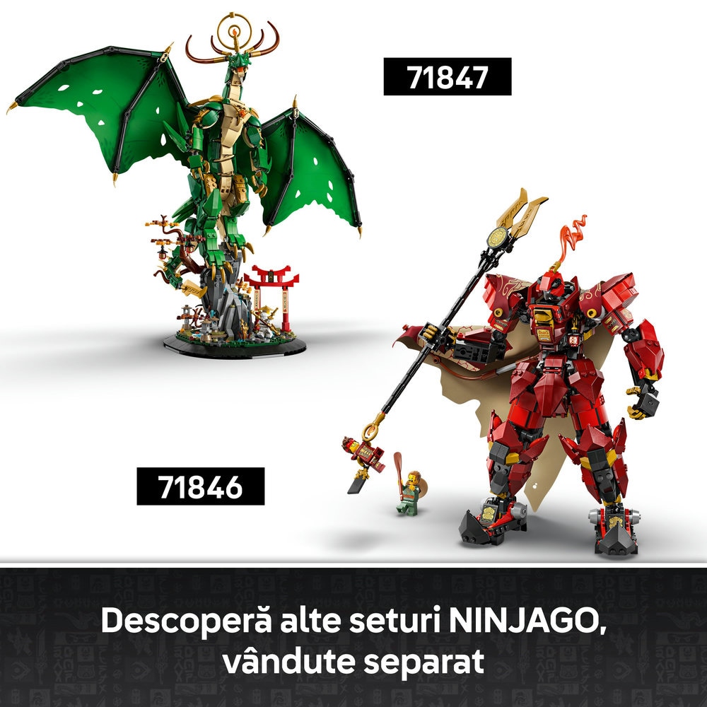 LEGO Ninjago: Dragonul gardian 71847, 14 ani+, 1650 piese