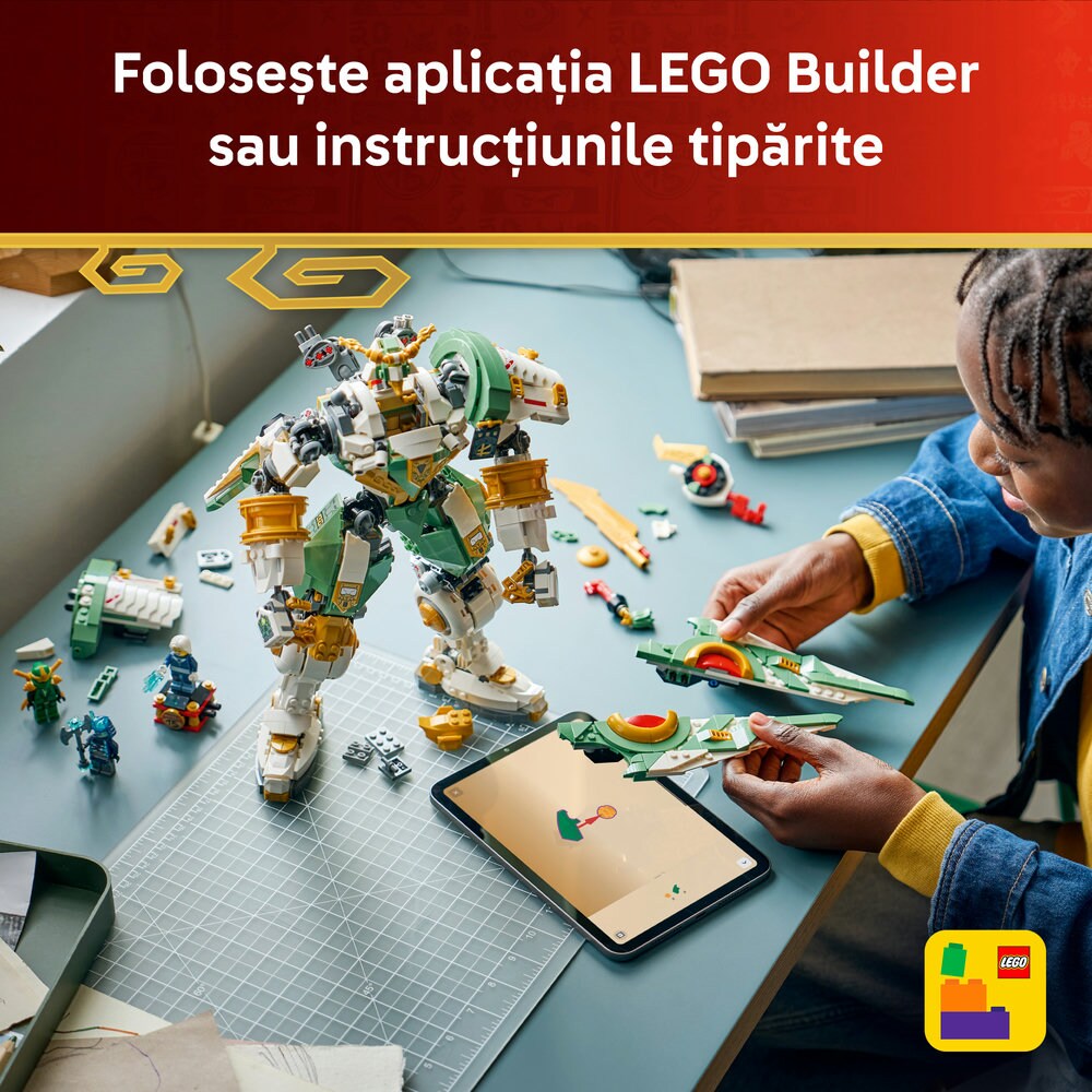 LEGO Ninjago: Robotul de Titan al lui Lloyd la a 15-a aniversare 71860, 14 ani+, 1293 piese