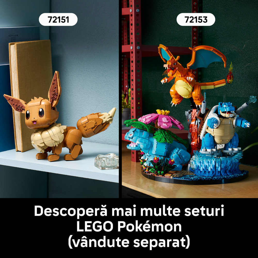 LEGO Pokemon: Pikachu si Poke Ball 72152, 18 ani+, 2050 piese