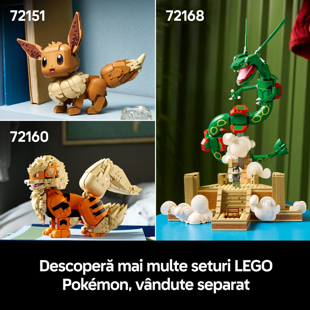 LEGO Pokemon: Poke Ball si momentele reprezentative ale Antrenorului 72154, 18 ani+, 2386 piese
