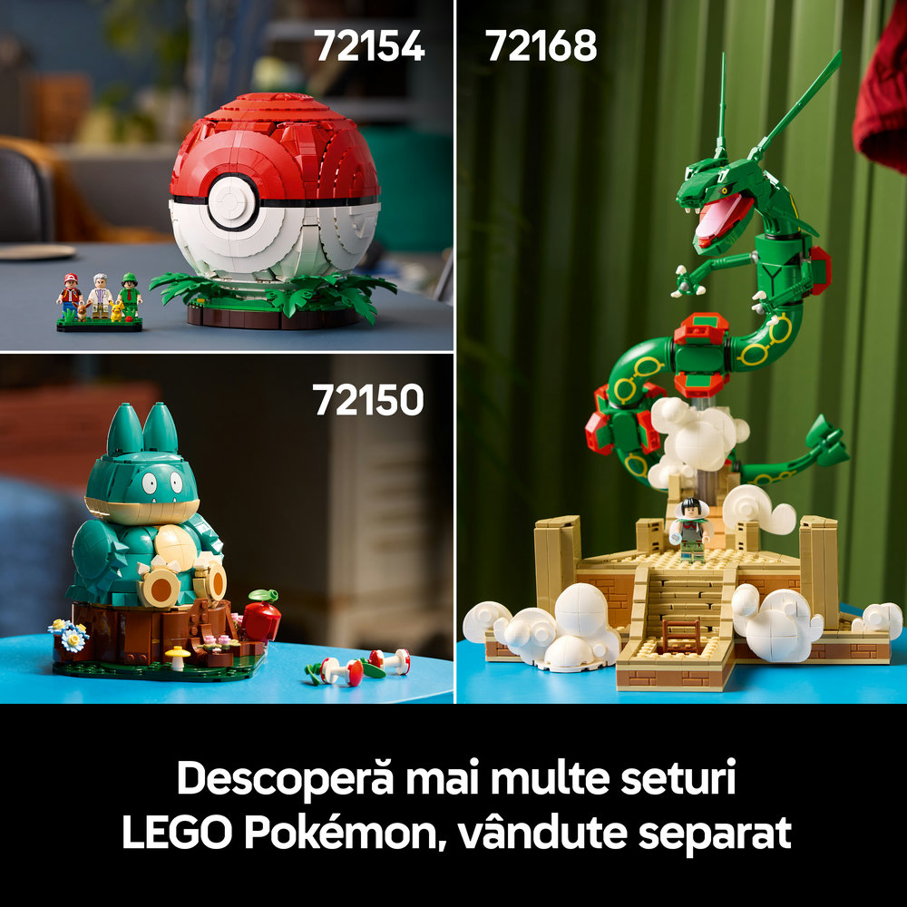 LEGO Pokemon: Arcanine 72160, 18 ani+, 1190 piese