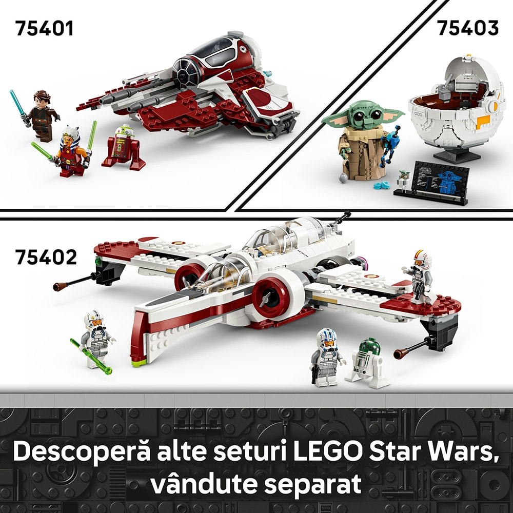 LEGO Star Wars: Nava stelara U-Wing a rebelilor 75399, 8 ani+, 594 piese