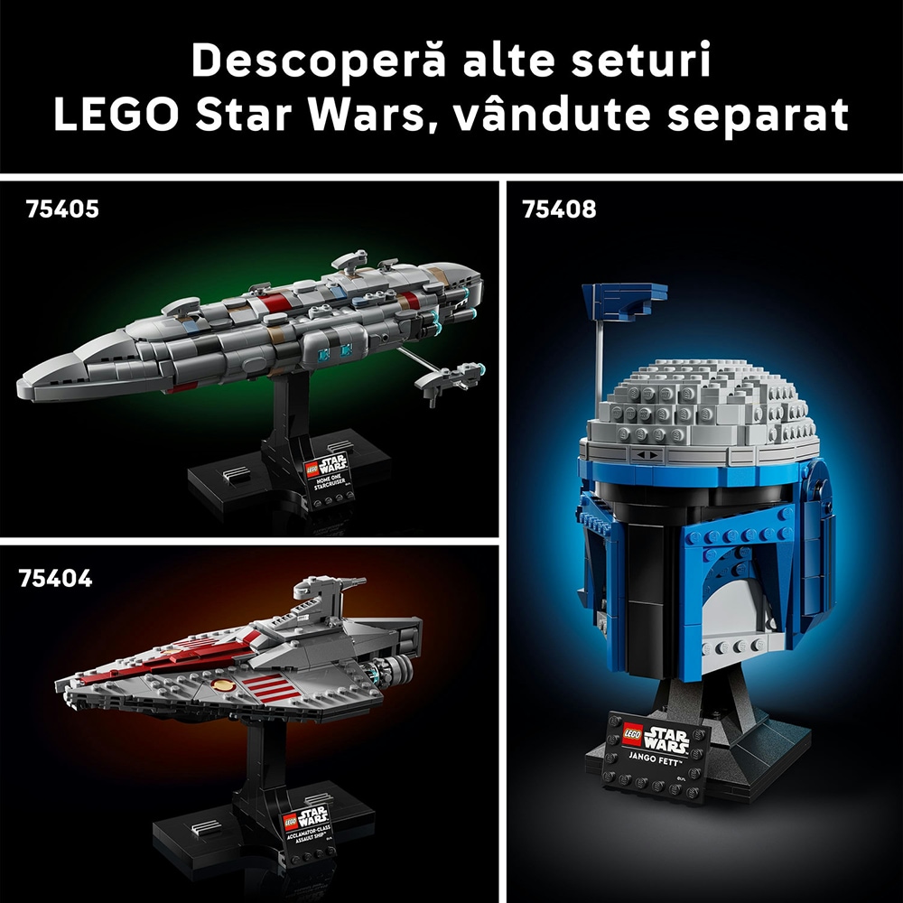 LEGO Star Wars: Logoul Star Wars din caramizi 75407, 12 ani+, 700 piese