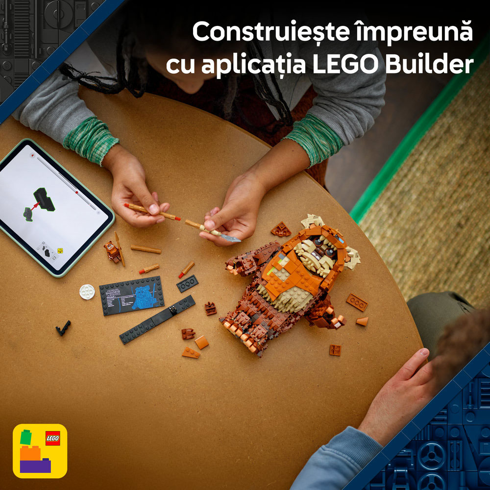 LEGO Star Wars: Ewok-ul Wicket 75430, 12 ani+, 1010 piese