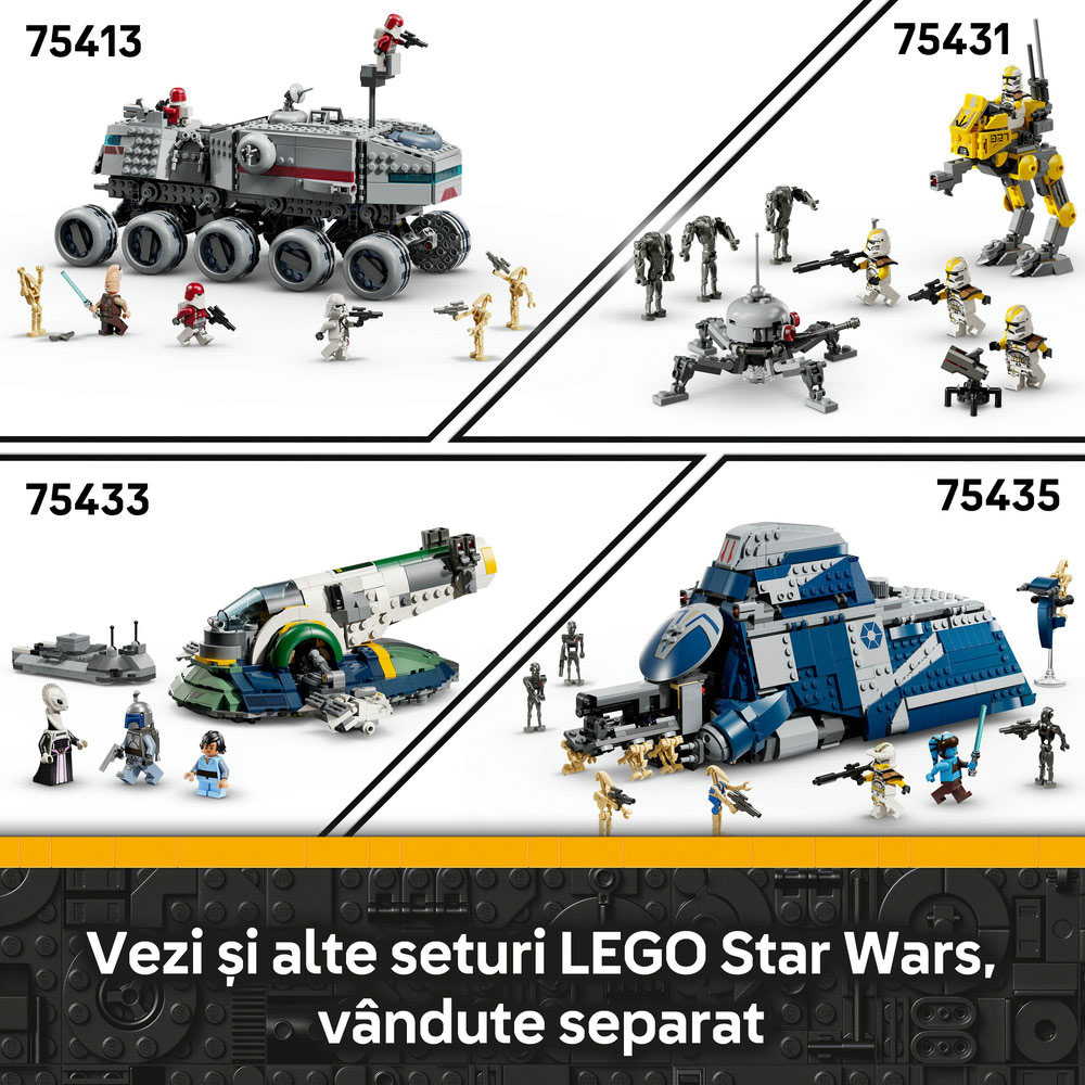 LEGO Star Wars: Nava de lupta stelara V-19 Torrent 75432, 9 ani+, 567 piese