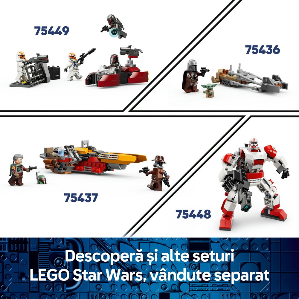 LEGO Star Wars: Casa lui Grogu 75443, 4 ani+, 107 piese