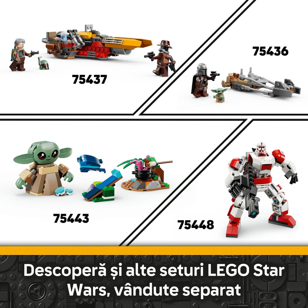 LEGO Star Wars: Pachet de lupta Asediul de pe Mandalore 754490, 6 ani+, 116 piese