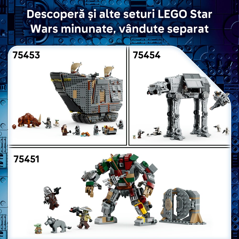 LEGO Star Wars: Lupta cu droidul de la Palatul Huttului 75451, 9 ani+, 415 piese