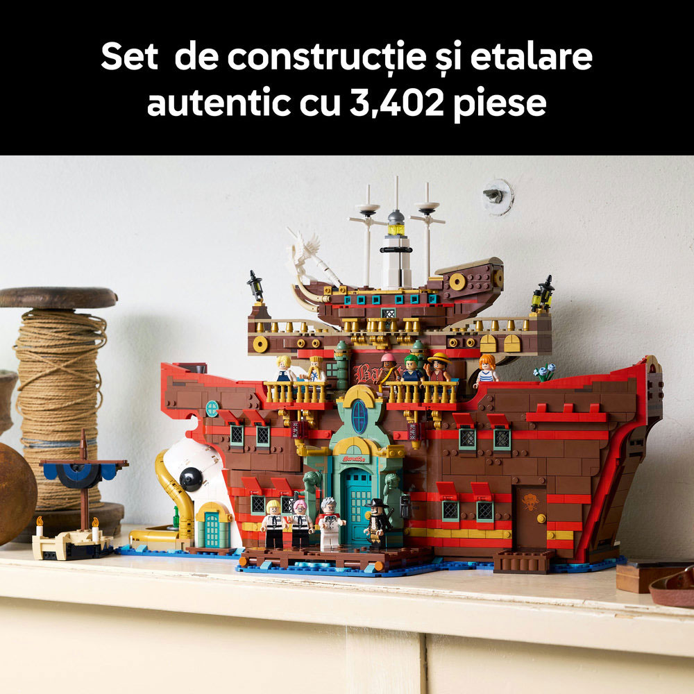 LEGO One Piece: Restaurantul plutitor Baratie 75640, 18 ani+, 3402 piese