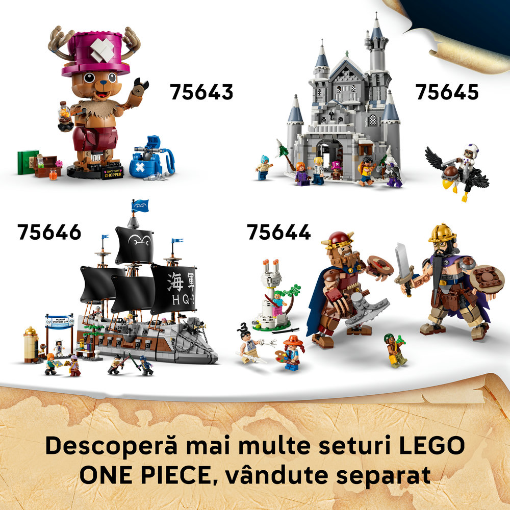 LEGO One Piece: Restaurantul plutitor Baratie 75640, 18 ani+, 3402 piese