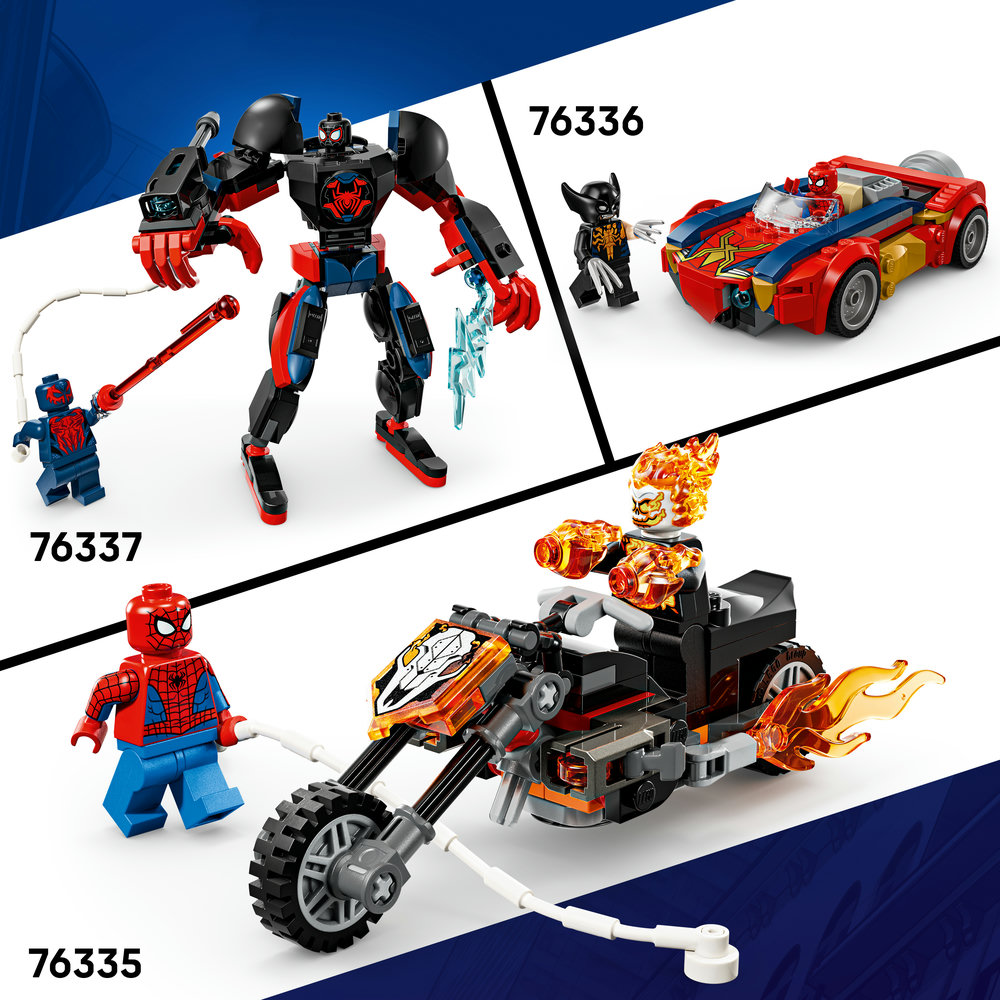 LEGO Marvel: Batalia robotilor: Omul Paianjen vs Doc Ock 76338, 6 ani+, 315 piese