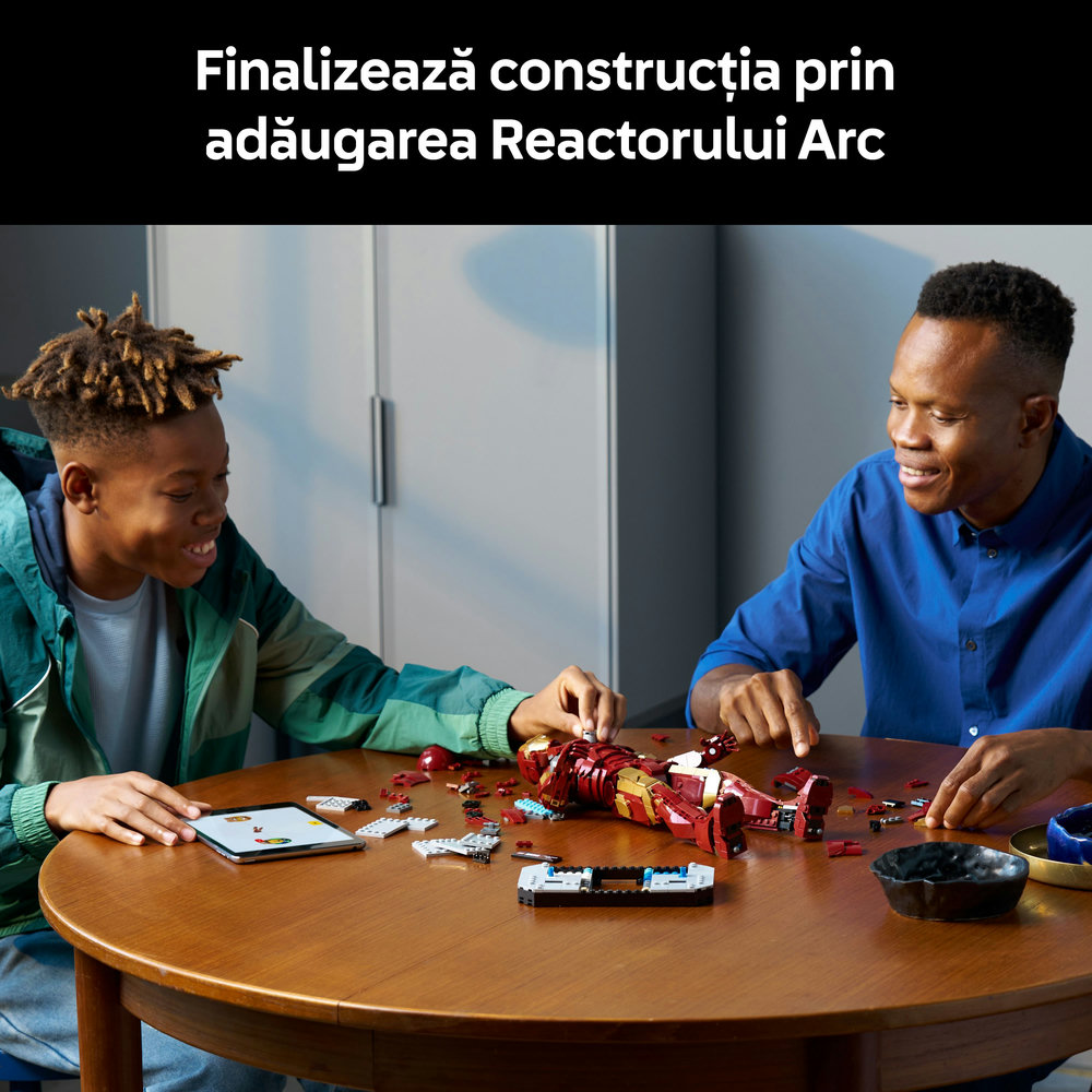 LEGO Iconic: Editia de colectie Iron Man Mark 3 76344, 18 ani+, 1297 piese