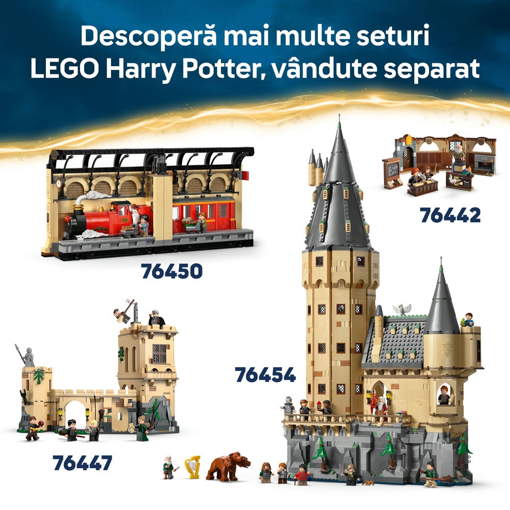 LEGO Harry Potter: Castelul Hogwarts - Lectia de ierbologie 76445, 8 ani+, 390 piese