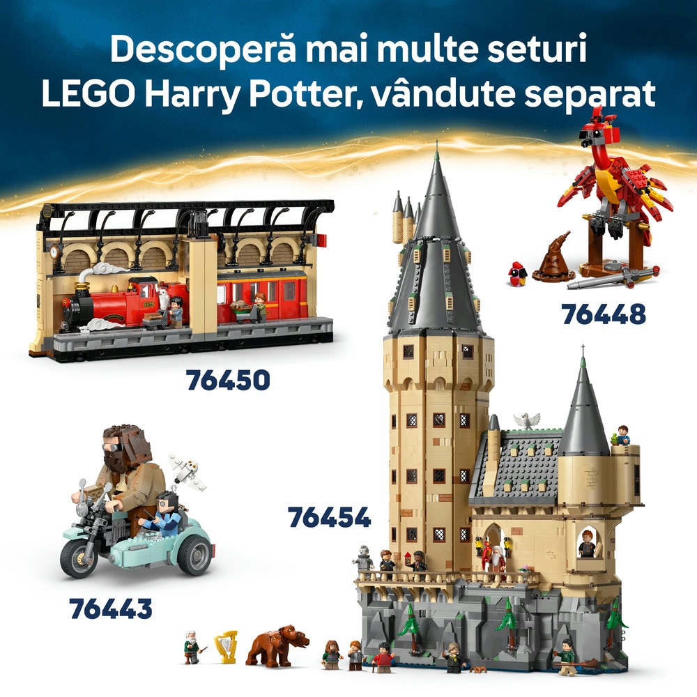 LEGO Harry Potter: Cartea monstrilor - Colti de monstru 76449, 9 ani+, 518 piese