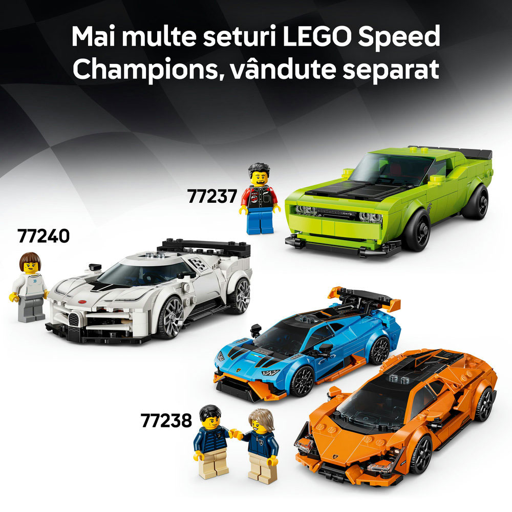 LEGO Speed Champions: Supermasina Porsche 911 GT3 RS 77239, 9 ani+, 348 piese