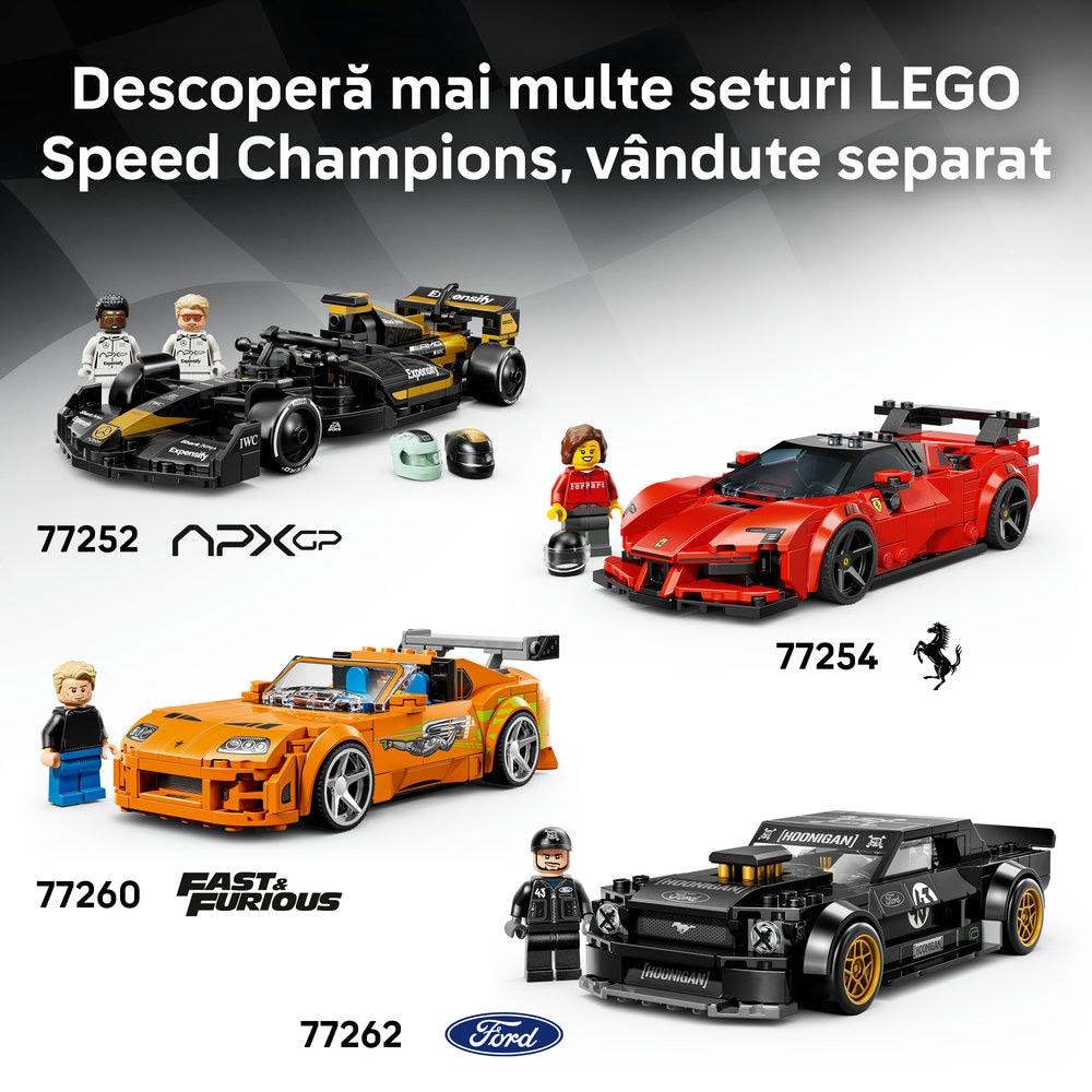 LEGO Speed Champions: Ferrari 499P 77261, 9 ani+, 329 piese