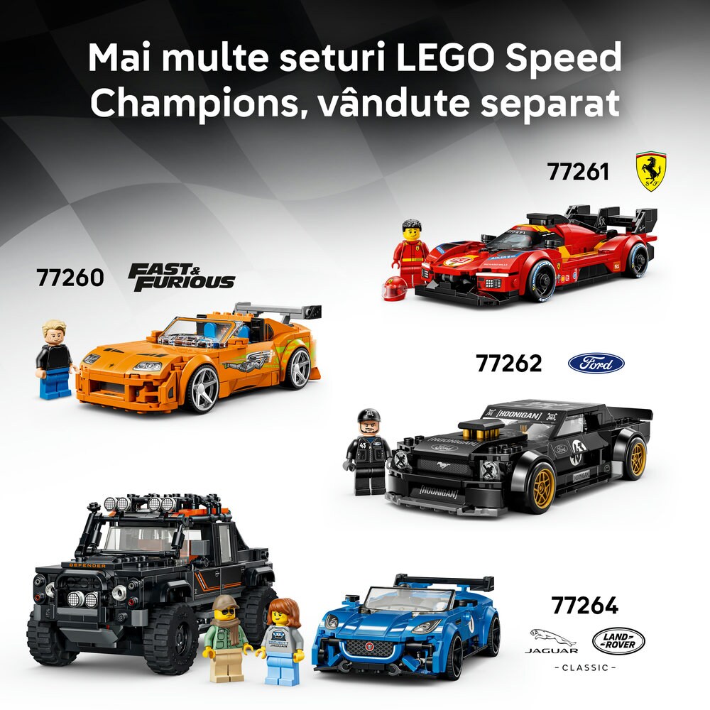 LEGO Speed Champions: BMW M3 (E30) 77263, 9 ani+, 358 piese